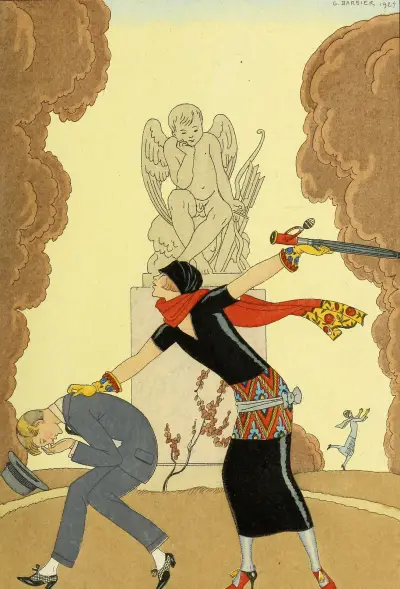 Falbalas et fanfreluches, Vreden av George Barbier