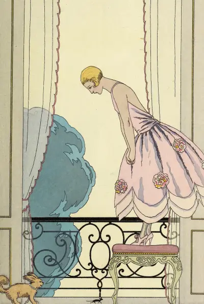 Falbalas et fanfreluches, Musen av George Barbier