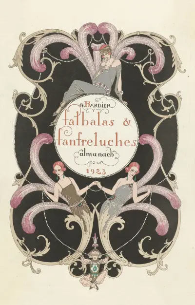 Falbalas et Fanfreluches – titel av George Barbier