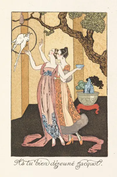 Månadernas girland av George Barbier