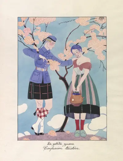 Det lilla kriget. Sen förvirring av George Barbier
