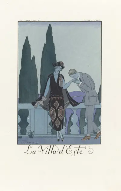 La Villa d’Este av George Barbier