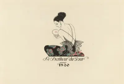 Dagens lycka för 1920 av George Barbier