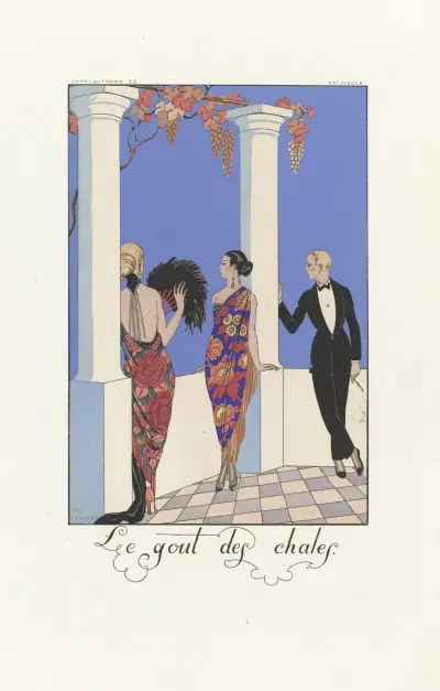 Le gout des chales av George Barbier