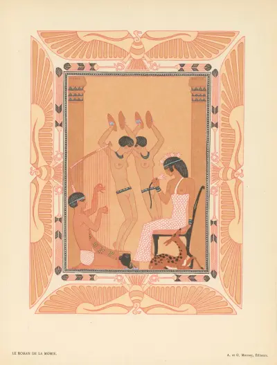Le Roman de la Momie av George Barbier