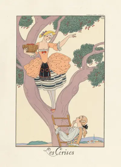Körsbär av George Barbier