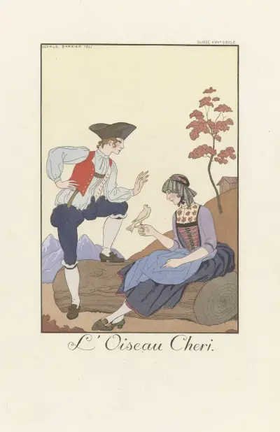 L’Oiseau Cheri av George Barbier