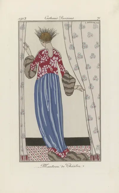 Teaterkappa av George Barbier
