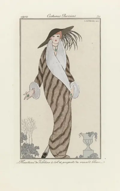 Manteau de Zibelin av George Barbier
