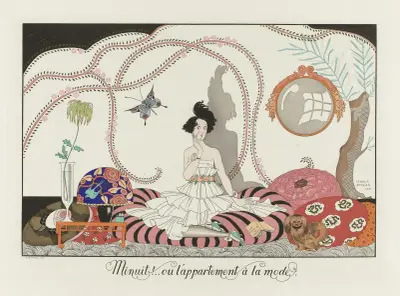 Minuitou l’appartement à la mode av George Barbier