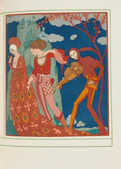 Kommedifigurer av George Barbier