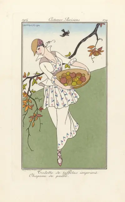 Taftklänningar av George Barbier