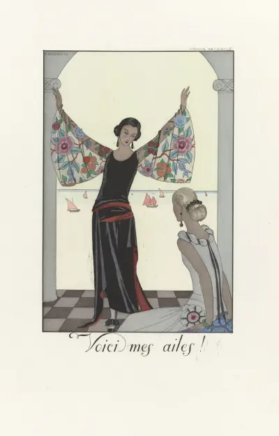 Voici mes ailes! av George Barbier