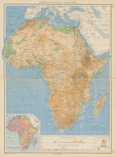 Africa – Physical Features av John George Bartholomew