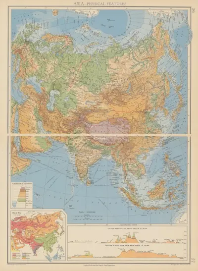 Asia – Physical Features av John George Bartholomew