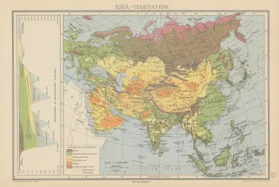 Asia, Vegetation av John George Bartholomew