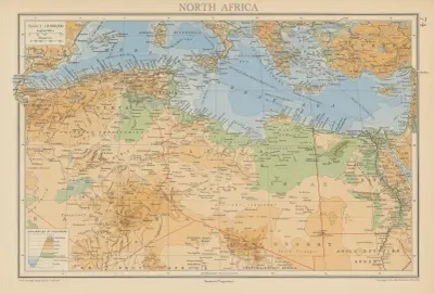 Nordafrika av John George Bartholomew