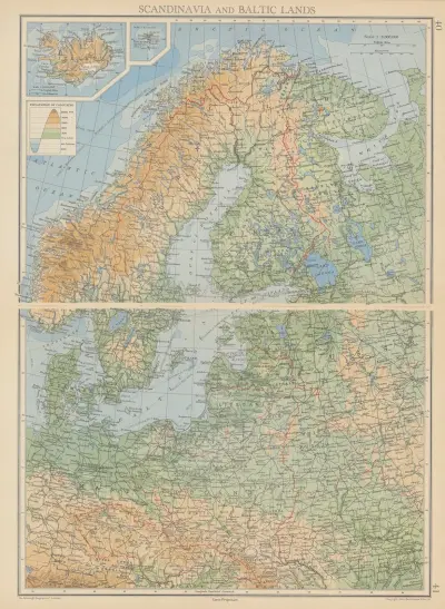 Scandinavia and Baltic Lands av John George Bartholomew