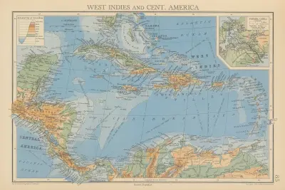 Västindien och Centralamerika av John George Bartholomew