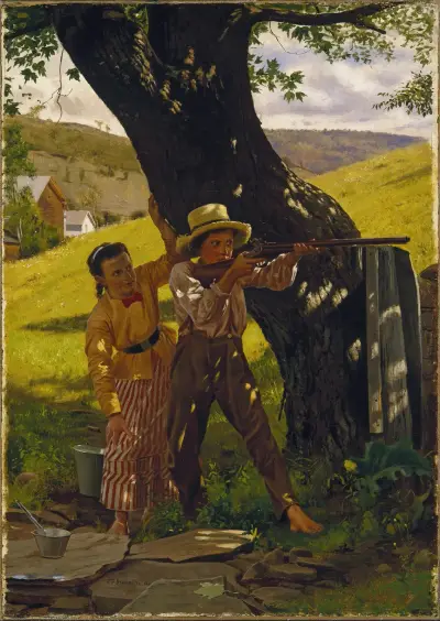 A Sure Shot av John George Brown