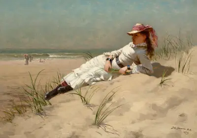 Sunshine av John George Brown