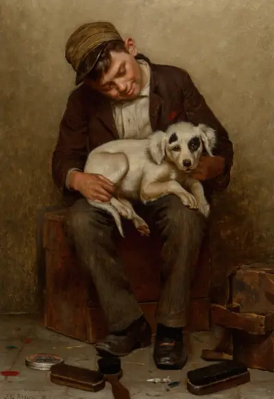Skoputsarens bästa vän av John George Brown