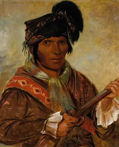 Co-Ee-Há-Jo, a Chief av George Catlin