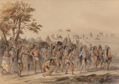 Pilens spel av George Catlin