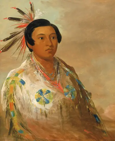 Hee-doh’ge-ats, a Young Man av George Catlin