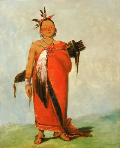 Hongs-Káy-Dee, Great Chief, Son of The Smoke av George Catlin