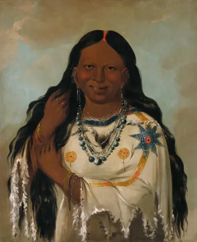 Kay-A-Gís-Gis, eine junge Frau von George Catlin