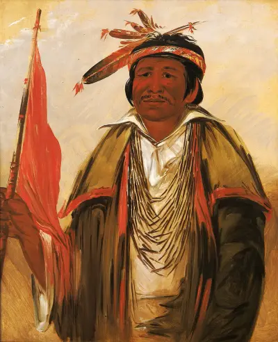 Ke-Chím-Qua, Big Bear av George Catlin