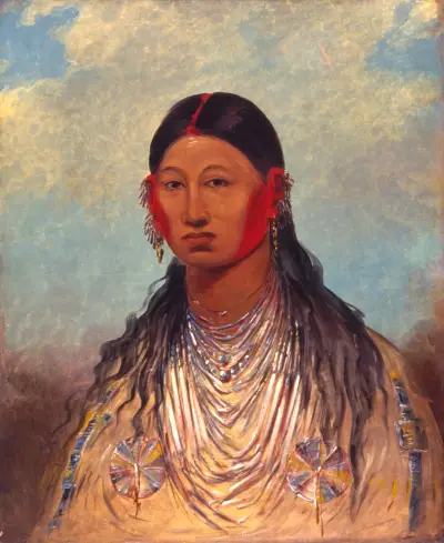 Koon-za-ya-me, weiblicher Kriegsadler von George Catlin