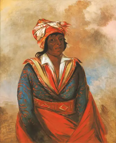 Kút-tee-o-túb-bee, How Did He Kill, a Noted Brave av George Catlin
