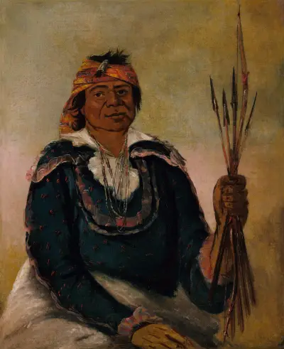 Ni-Có-Man, The Answer, Second Chief av George Catlin