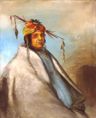 Non-on-dá-gon, a Chief av George Catlin