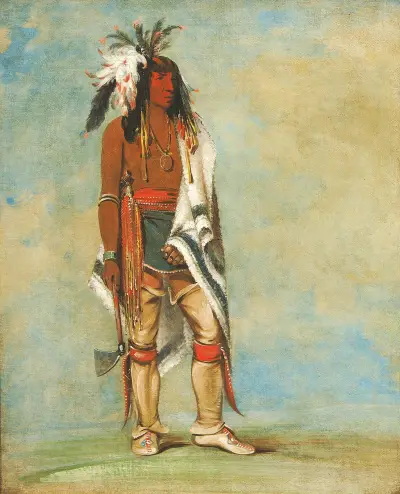 Nót-To-Way, a Chief av George Catlin
