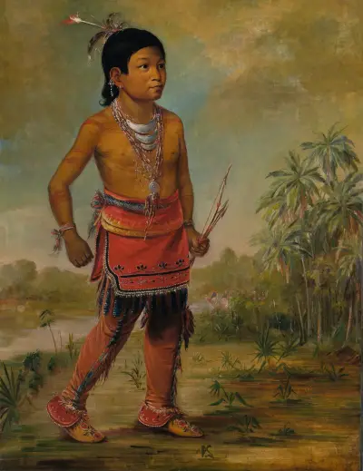 Osceola Nick-A-No-Chee, a Boy av George Catlin