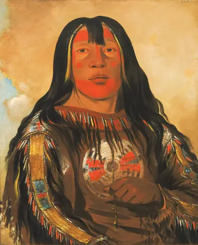 Peh-Tó-Pe-Kiss, Eagle’s Ribs, a Piegan Chief av George Catlin