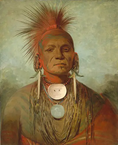 See-non-ty-a, an Iowa Medicine Man av George Catlin