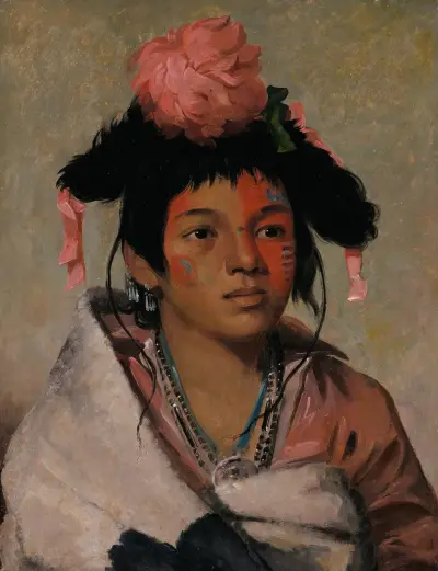 Tcha-Káuk-O-Ko-Máugh, Great Chief, a Boy av George Catlin