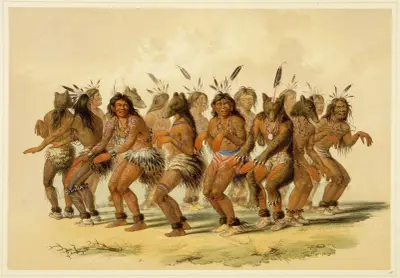 Björndansen av George Catlin