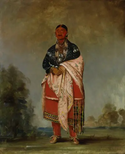Wife of Kee-O-Kúk av George Catlin