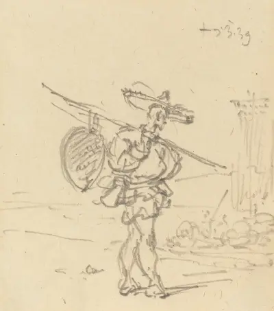 En kinesisk bonde av George Chinnery