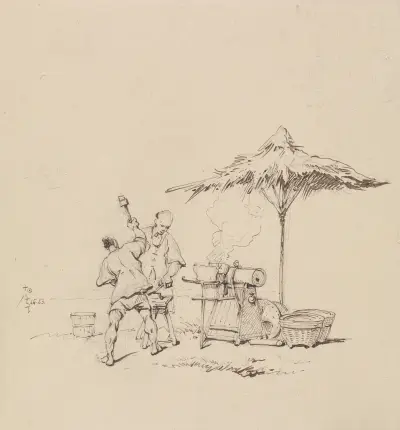 A Forge av George Chinnery