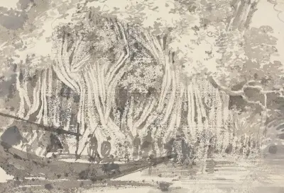 A Pipul Tree av George Chinnery