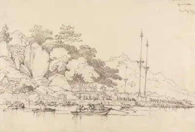 Lap House, Inner Harbor, Macao av George Chinnery