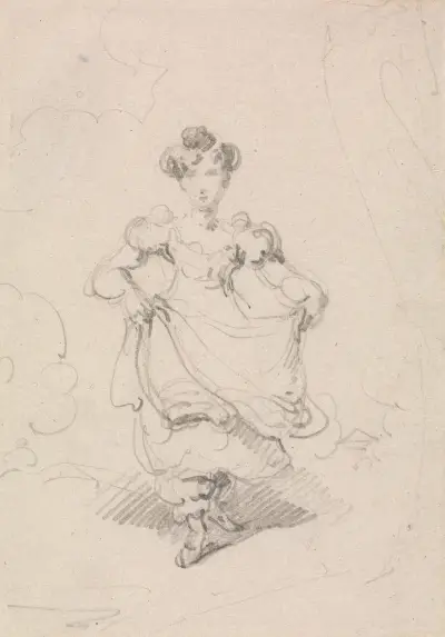 Miss Louisa Georgiana Murray av George Chinnery