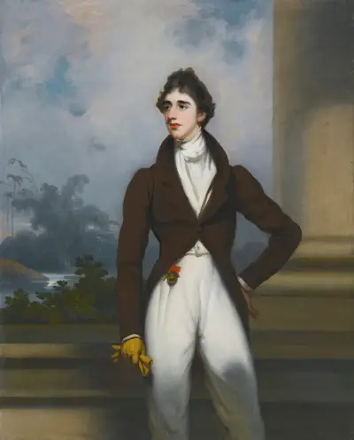 Portrait Of Thomas Hooke Pearson av George Chinnery