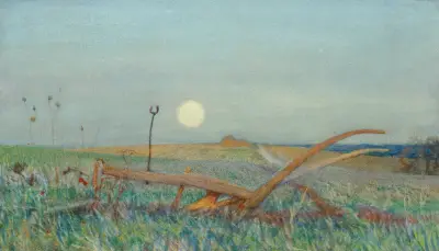 The Plough av Sir George Clausen